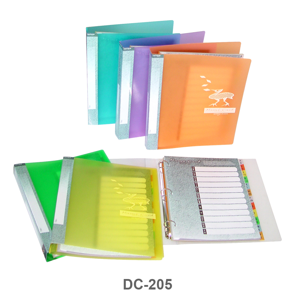3 Rings Binder Card Book A4 with Card Pockets and Dividers