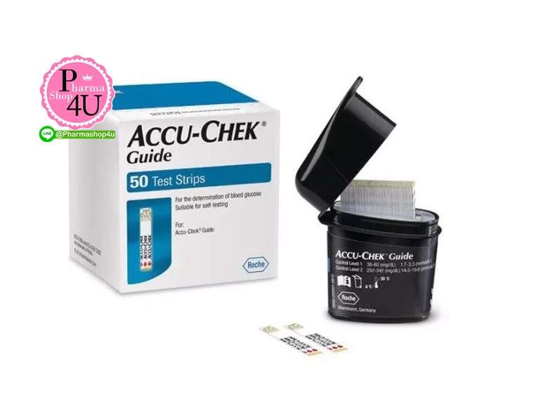 แผ่นตรวจ Accu-Chek Guide Test Strip 50 แผ่น