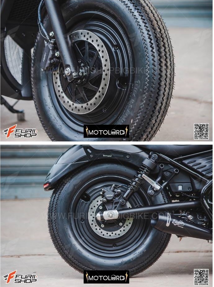 ครอบล้อ MOTOLORD HONDA REBEL 300-500 หน้าหลัง5600