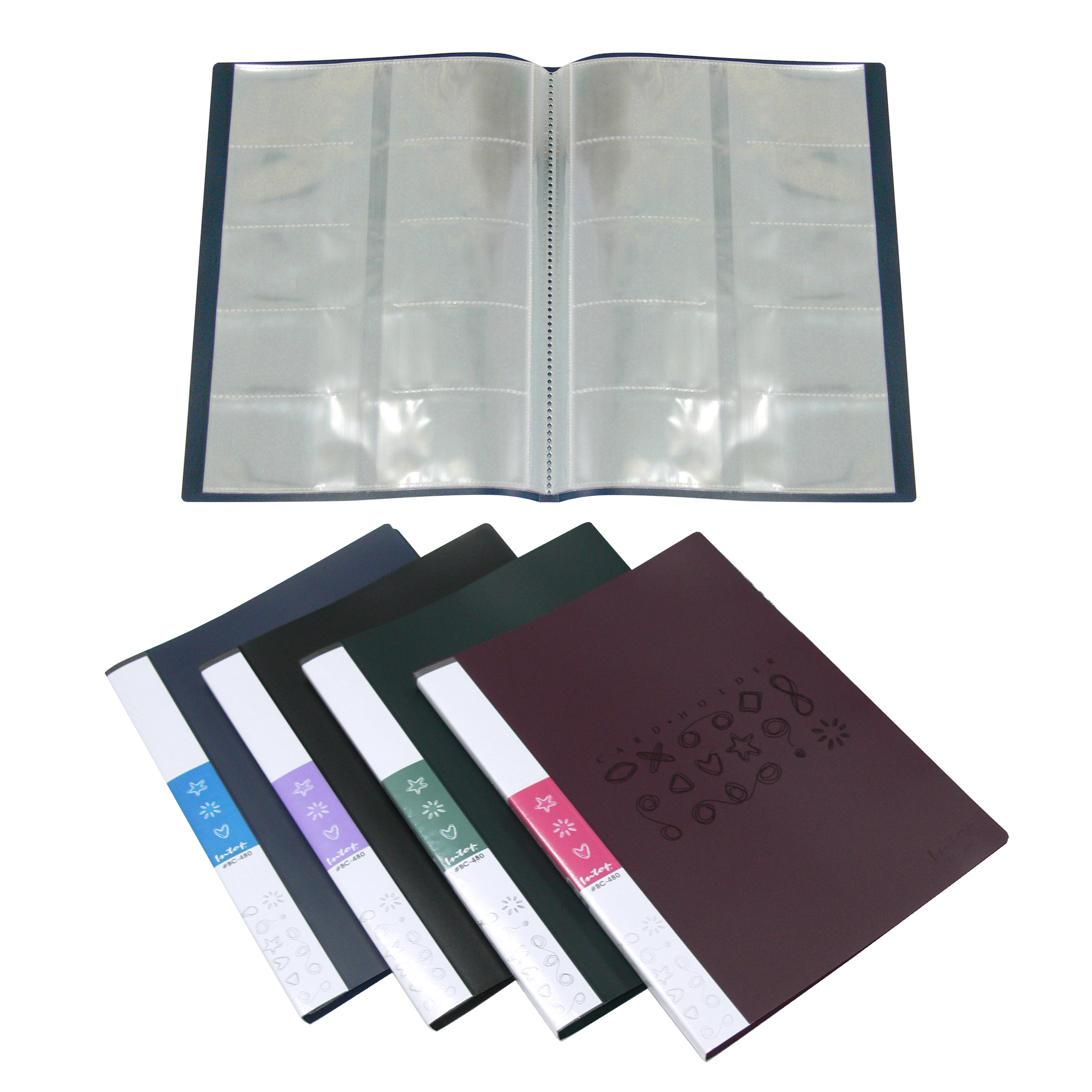 Card Book A4 with Card Pockets BC-480