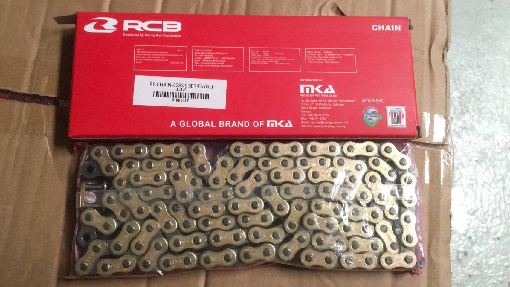 โซ่ RACINGBOY 428 ยาว132 ยาว132 ราคา450
