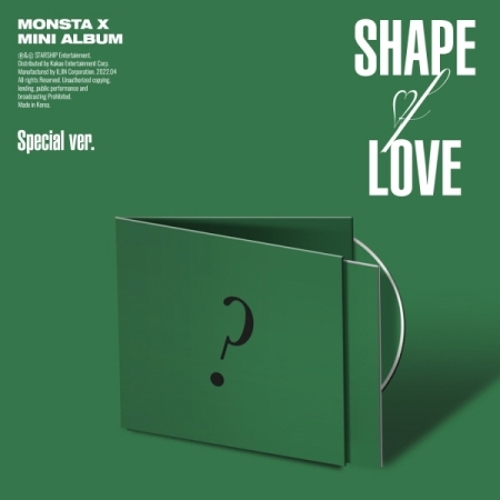 [PRE-ORDER] MONSTA X - 11th Mini Album "SHAPE of LOVE" (Special Ver.)