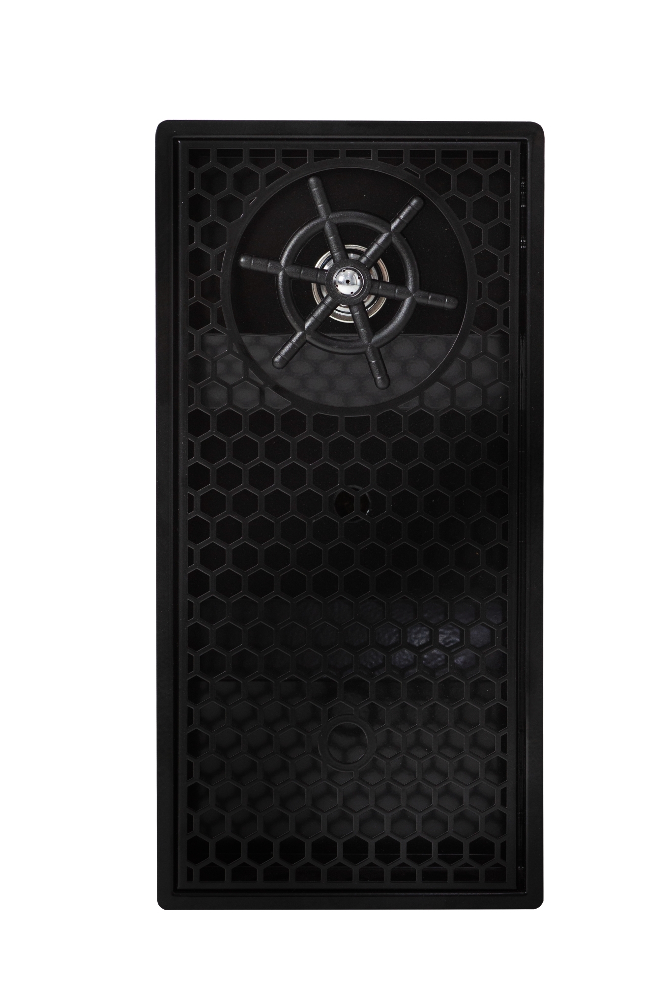 Rinser ที่ฉีดล้างแก้ว 1 หัวฉีดหัวกลม ลายรังผึ้ง สีดำ