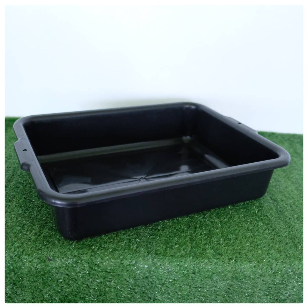 ถาดเหลี่ยม 1113 ดำ 16 ลิตร 39*53*11 ซม.