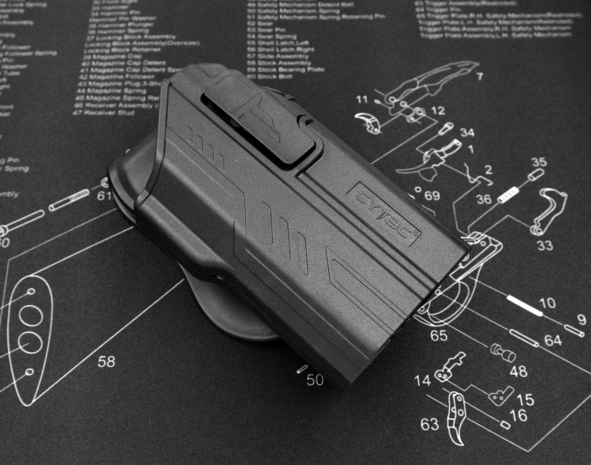 CYTAC ซองปืน G17 ติดไฟฉาย