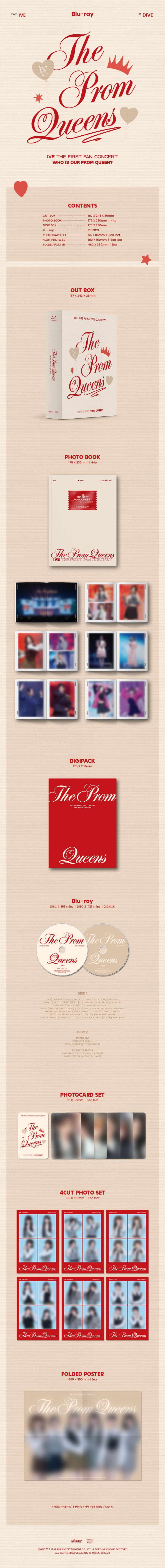 [PRE-ORDER] IVE - The 1st Fan Concert "The Prom Queens" (BLU-RAY)
