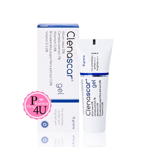 Clenascar Gel 15g (ผลิตภัณฑ์สำหรับลดรอย)