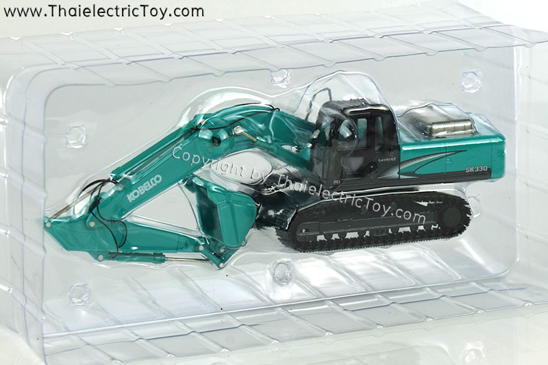 โมเดลรถแบคโฮ Kobelco SK330 วัสดุเป็นเหล็กทั้งคัน ขนาด 1:50 รายละเอียดสมจริง