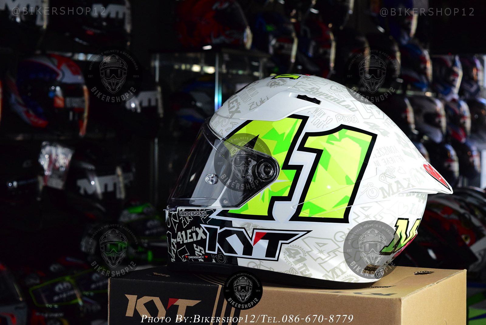 หมวกกันน็อคKYT STRIKER สี ESPARGARO 2021 REPLICA