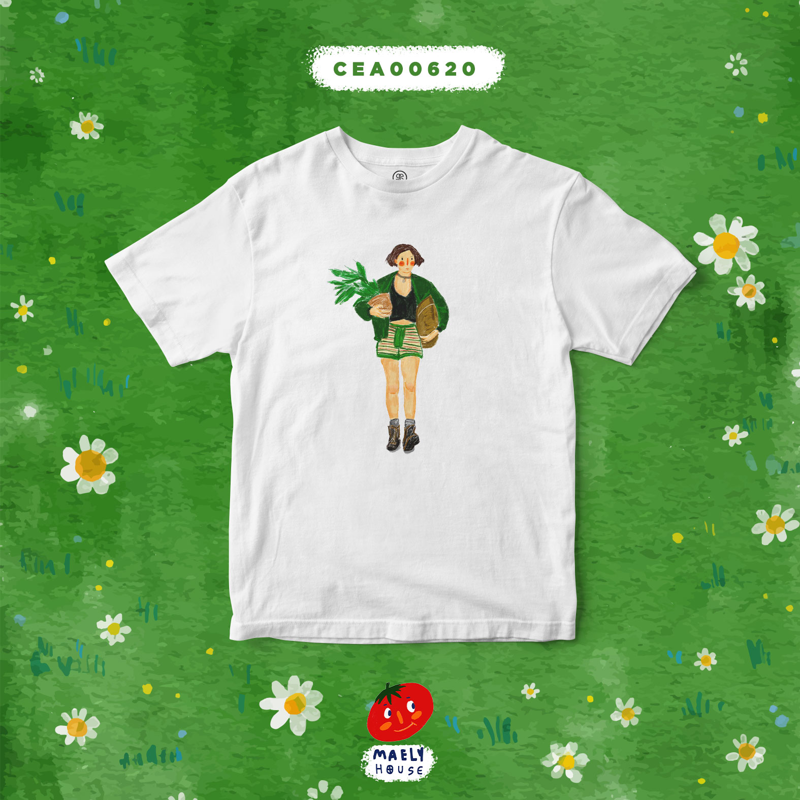 เสื้อยืด พิมพ์ลาย Maelyhouse New House Collection CEA00620 T-SHIRT Soft Premium #เสื้อ #Maelyhouse