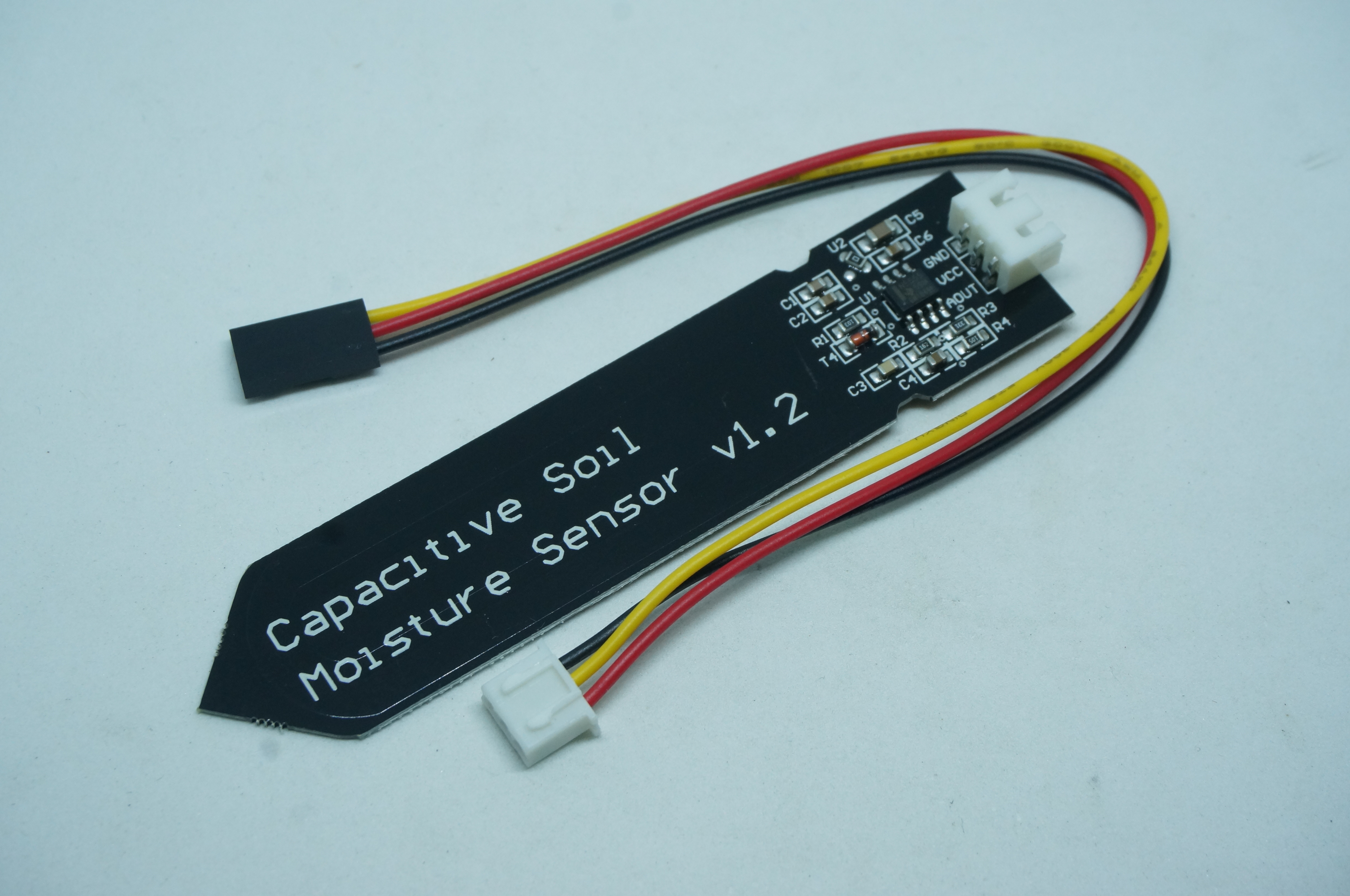 Capacitive soil moisture sensor