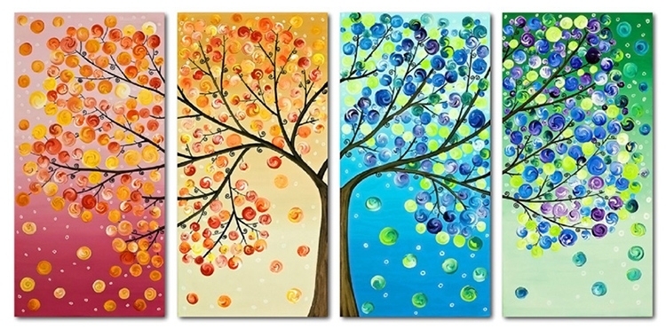 tree-1034 *สินค้าหมด* ชุดปักครอสติช ลาย เซต 4 ชิ้น ต้นไม้ 4 ฤดู (3D ตัดแบ่งเป็น 4 ชิ้นได้ ปักด้านหน้าทั้งหมด) ขนาดภาพละ 34*57*4 ซม. ผ้าครอสติช 12CTพิมพ์ลายปักด้านหน้าทั้งหมด ไหมคอตตอน 41 สี ผังลาย เข็ม