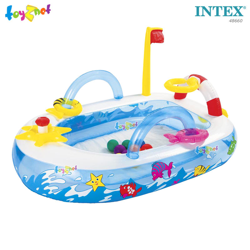 Intex ส่งฟรี สวนสนุกเรือเดินทะเล 1.57x1.02x0.74 ม. รุ่น 48660