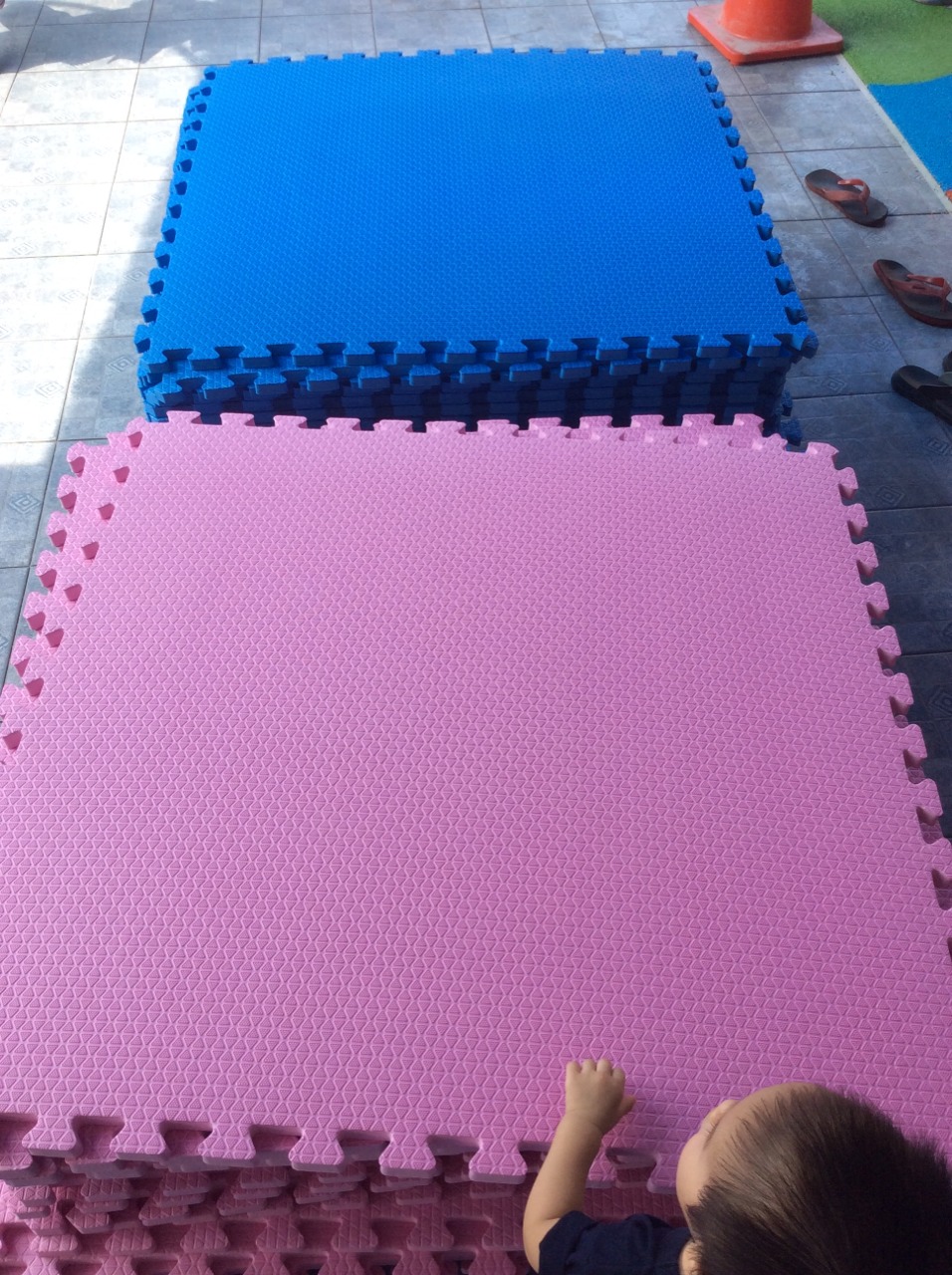 จิ๊กซอว์ปูพื้น หนา 20 mm. ขนาด 100 cm. X 100 cm.