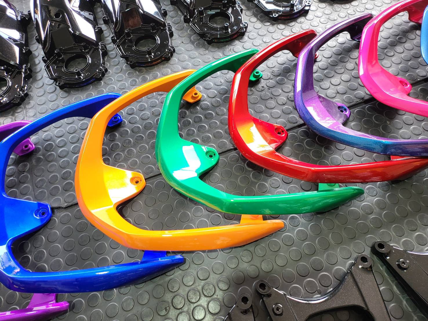 ล้อ-จับหลัง-แคร้-สวิงอาร์ม ทำสี พร้อมสับ Honda Giorno+