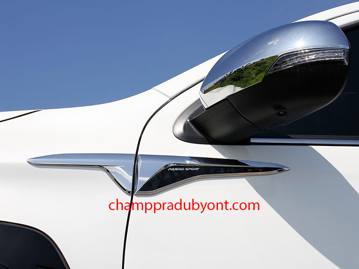 ครอบแก้มโครเมี่ยม MITSUBISHI PAJERO SPORT 2015-2017 FITT (V.2)