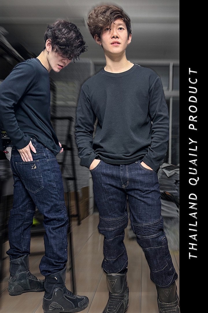 กางเกงยีนส์การ์ด MANTA DENIM