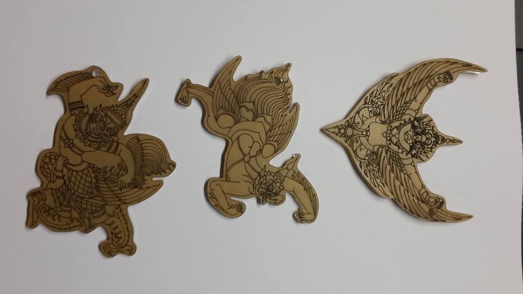 งานตัดเลเซอร์ เป็นตัวเลข หรือตัวอักษรในรูปแบบต่าง ๆ ให้ความเนียนสวย คมชัด