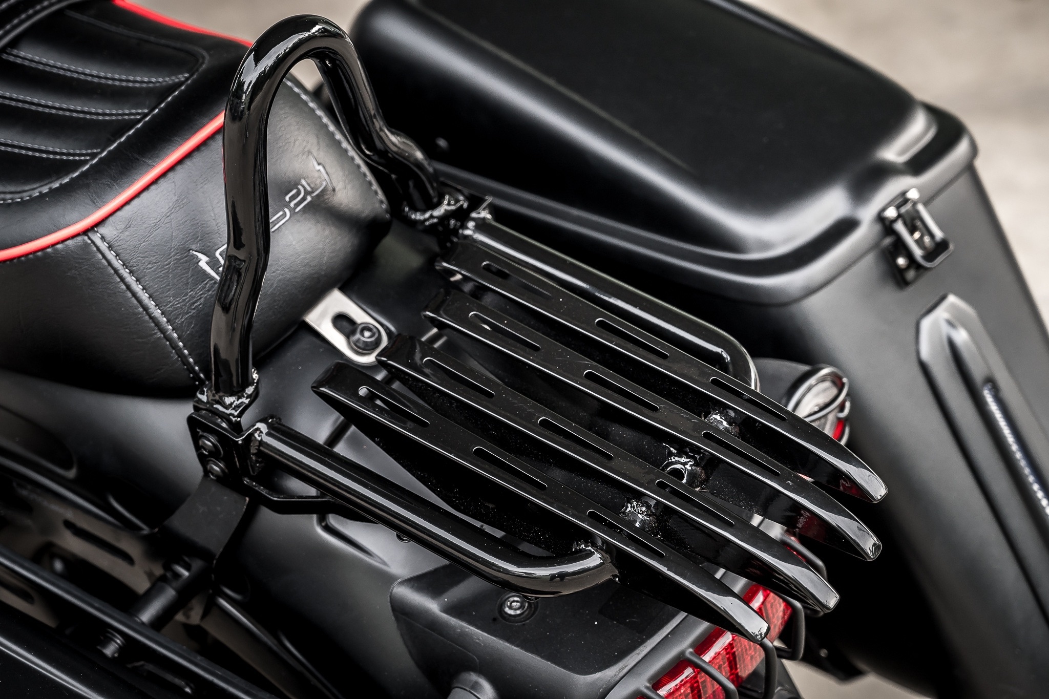 ชุดเบาะพิงหลังกันตก & แร็คท้าย MotolordD #D Honda Rebel300/500