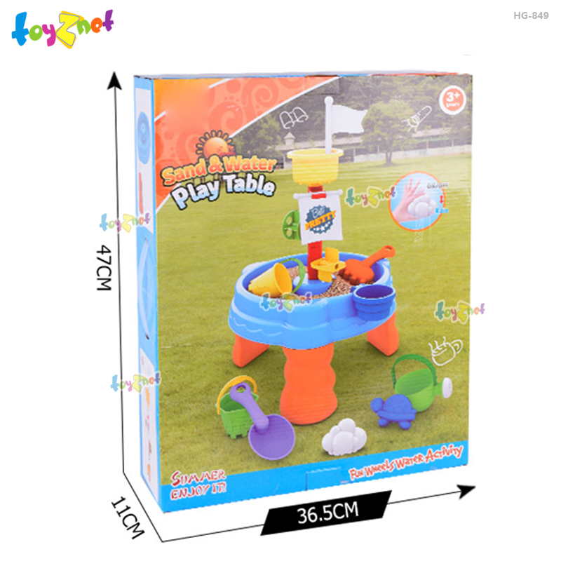 Toyznet ส่งฟรี ชุดโต๊ะตักทรายหรรษา รุ่น HG-849
