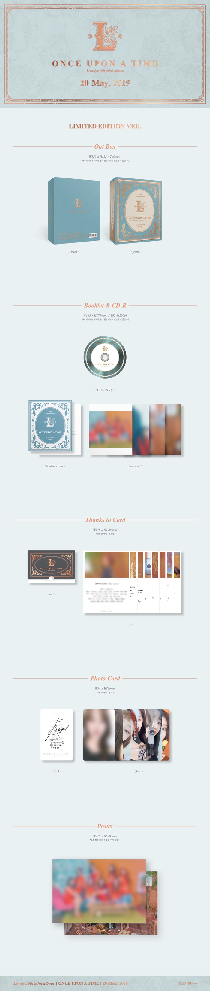 [PRE-ORDER] LOVELYZ - 6th Mini Album "ONCE UPON A TIME"