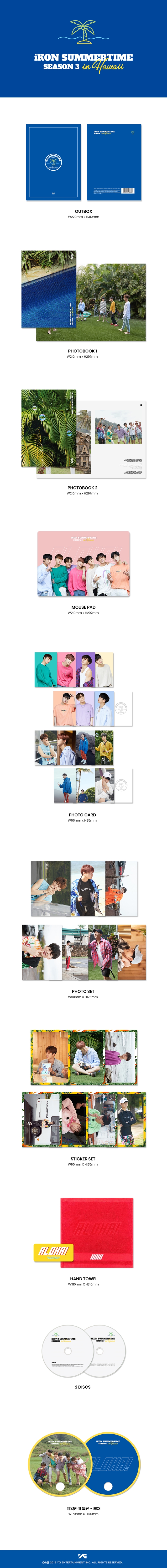 [PRE-ORDER] IKON - IKON SUMMERTIME SEASON3 IN HAWAII (Limited Edition)