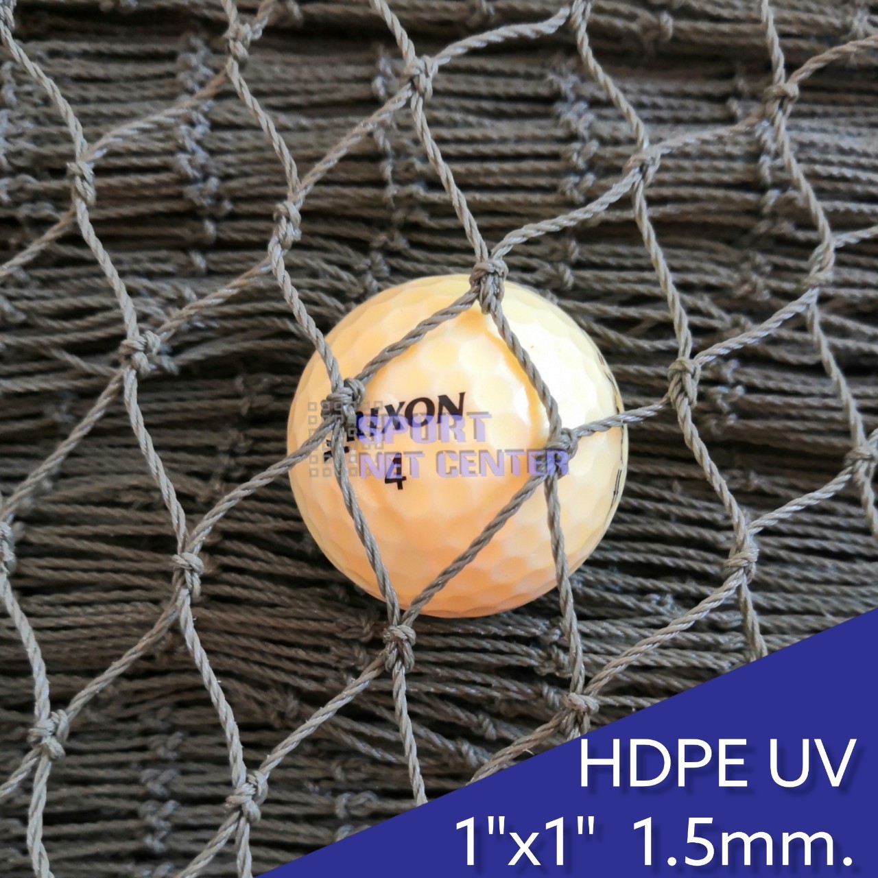 (Green) Sport Net HDPE UV 1"x1" 1.5mm
