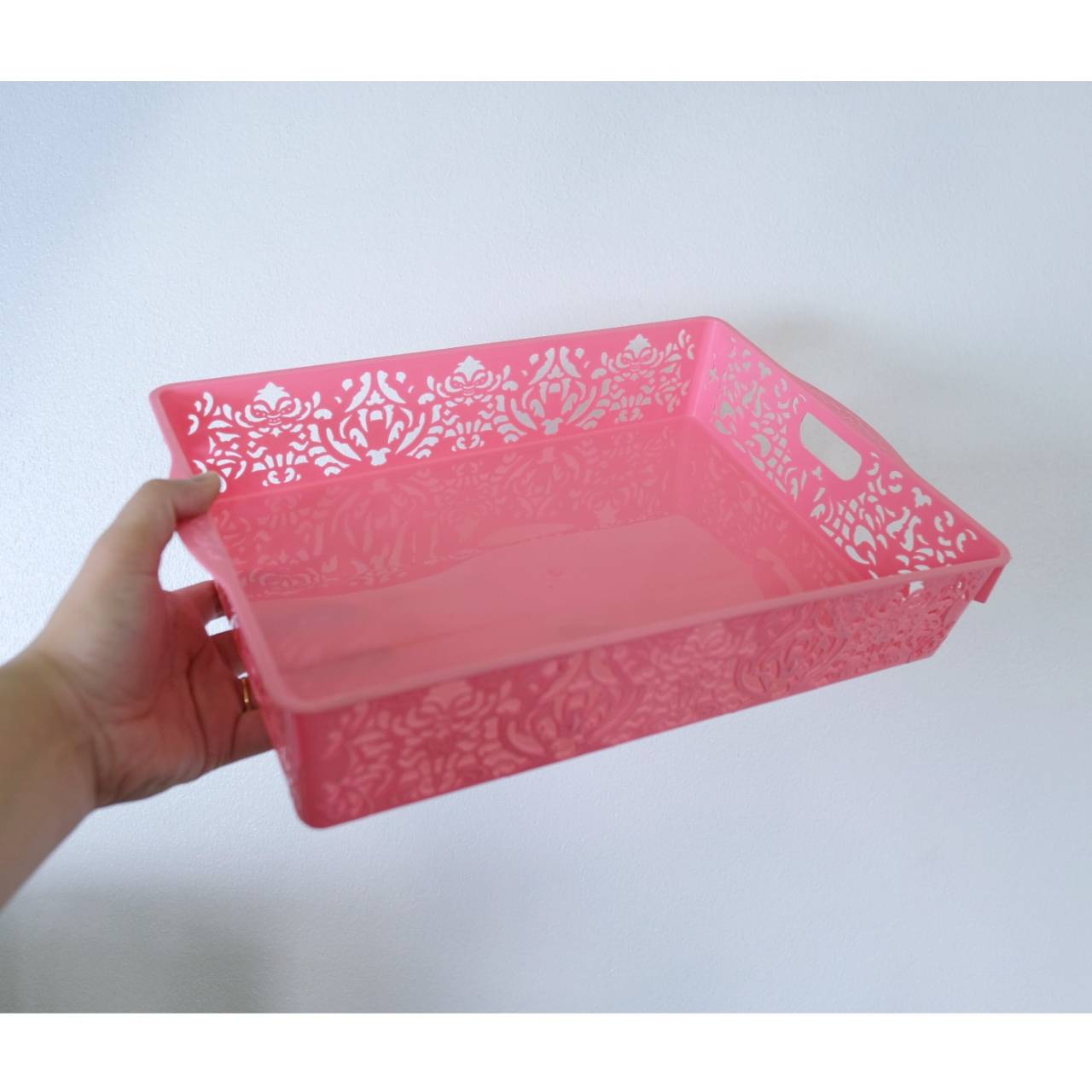 ตะแกรงเอกสารลายไทย No.46 สีหวาน (ลิง)