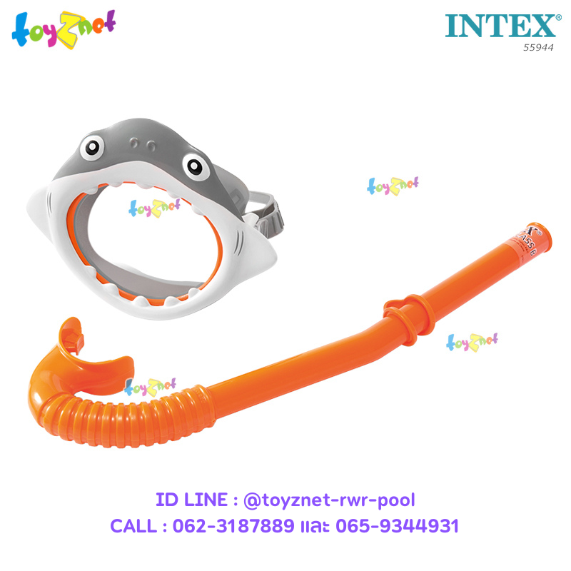 Intex Shark Fun Mask-Snorkel Set no.55944