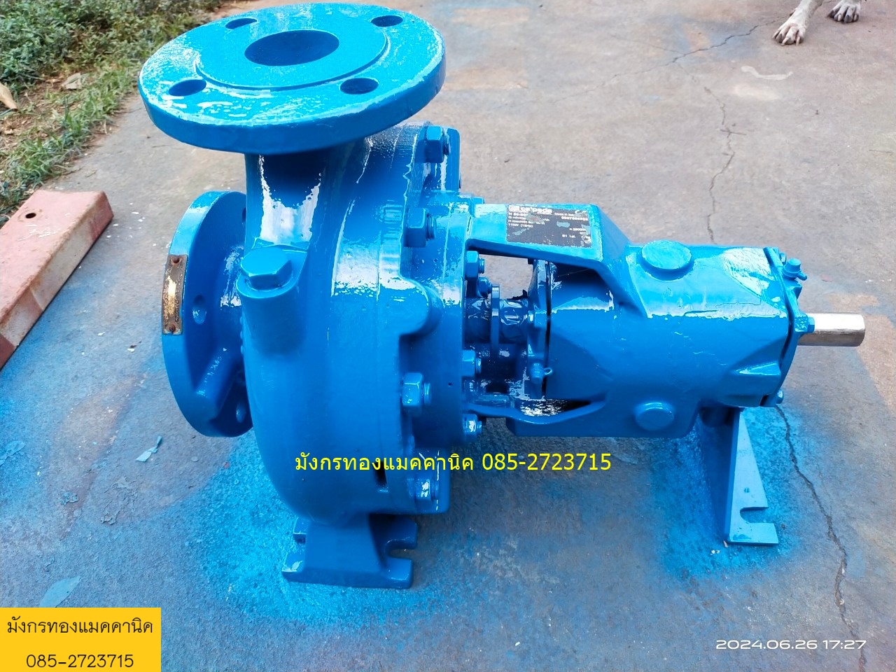 ปั๊มน้ำ Calpeda รุ่น N 50-200A made in Italy ท่อน้ำเข้า 2.5 นิ้ว ออก 2 นิ้ว ส่งสูง 55 เมตร ได้น้ำสูงสุด 1,000 ลิตรต่อนาที ใช้กับมอเตอร์ 15 แรง ใบพัดสวย พร้อมใช้งาน