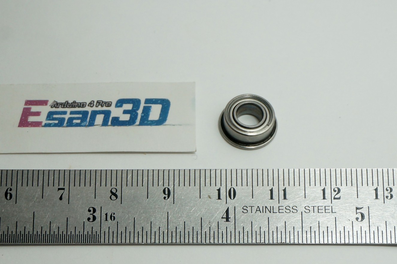 MF105ZZ Flange Deep Groove Ball Bearing 5x10x4mm