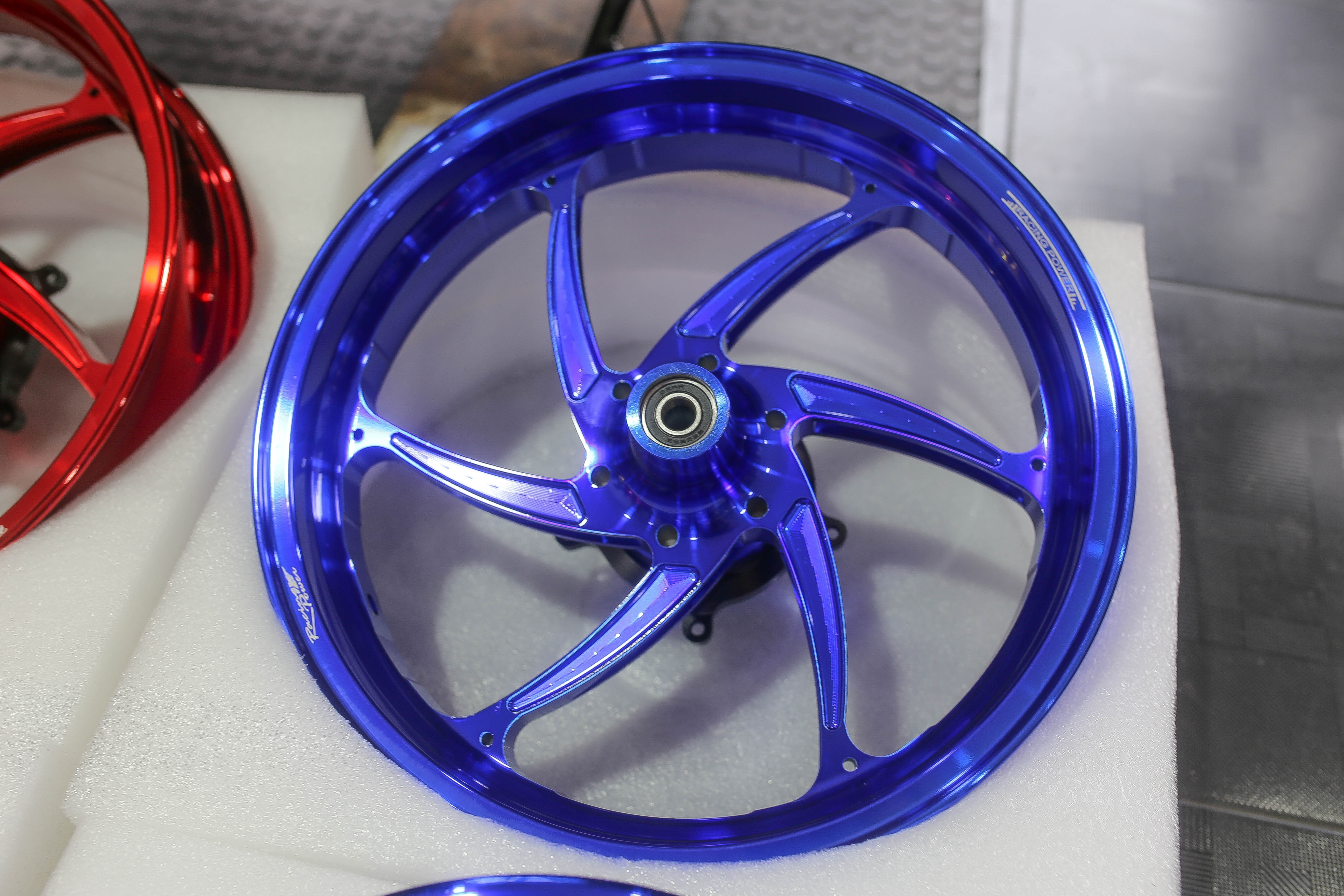 ล้อแม็กXmax Racingpower น้ำหนักเบา แข็งแรง มีประกันสินค้า มีสีทอง แดง น้ำเงิน ดำ ม่วง เขียว