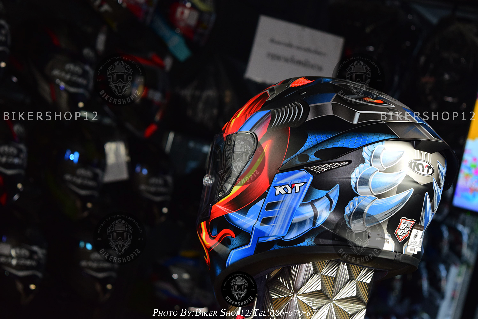 หมวกกันน็อค KYT ลาย Magnet Matt