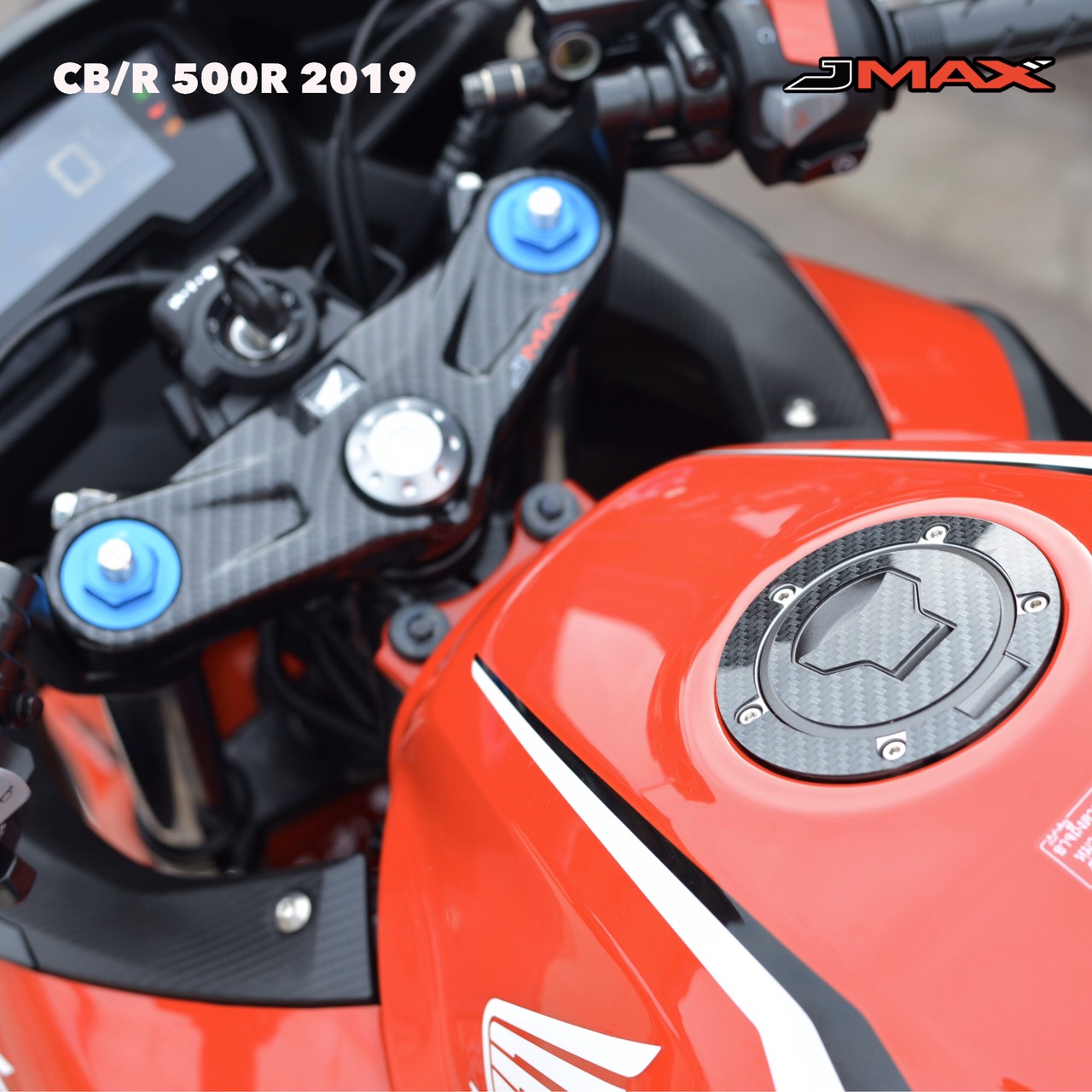 ครอบแผงคอบน CB/R500R 2019 ลายฟิมล์ 6D J MAX ราคา750