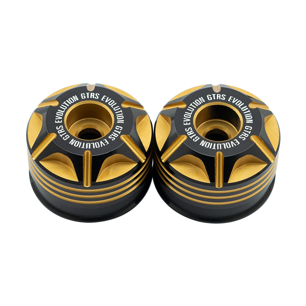 น็อตปลายแฮนด์ ทูโทน CNC GTR V2 GIORNO+ CLICK160 31x22 mm มี8สี ดำแดง ดำทอง ดำเทา ดำเขียว ดำน้ำเงิน ดำส้ม ดำม่วง ดำชมพู ราคา520