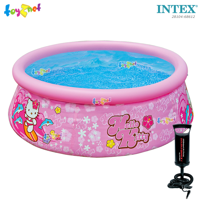Intex Easy Set Pool 6ft (1.83m) Hello Kitty no.28104 + DQI Air Pump