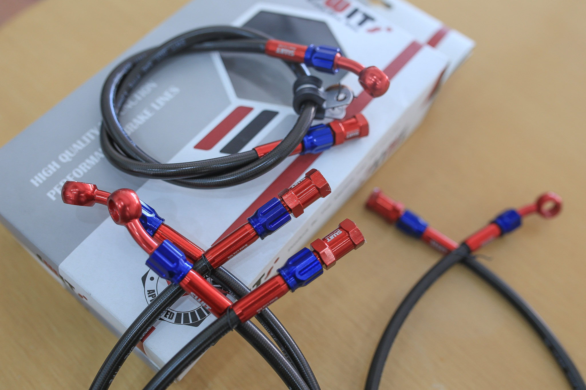 สายเบรคหน้าหลังครบชุด SWITS X-MAX 300 ชุดละ3650