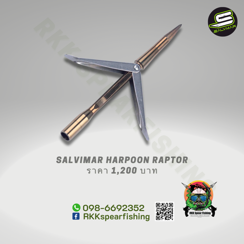 หัวฉมวก 2 เงี่ยง Salvimar Raptor