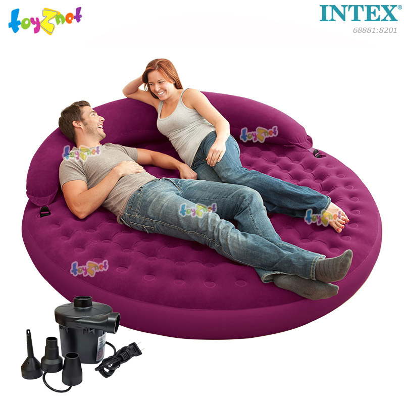 Intex Ultra Daybed Lounge 1.91x1.91x0.53 cm. no.68881 + Electric air pump