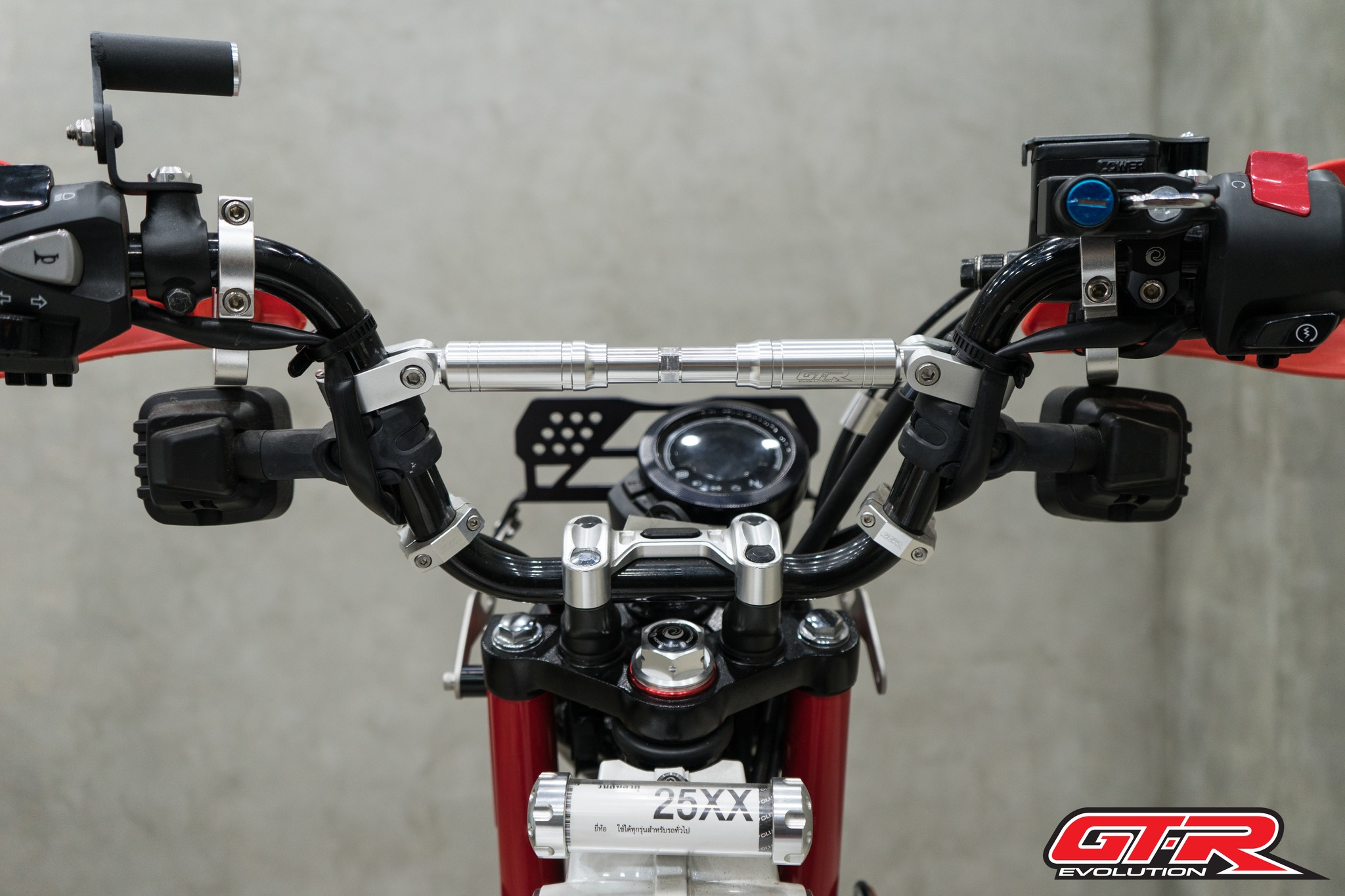 คานแฮนด์ GTR PG-1/ST-125Dax/MONKEY-125/CT-125 (ปรับได้) - เงิน - แดง - ทอง - ดำ- น้ำเงิน ราคา 1,320 บาท/อัน