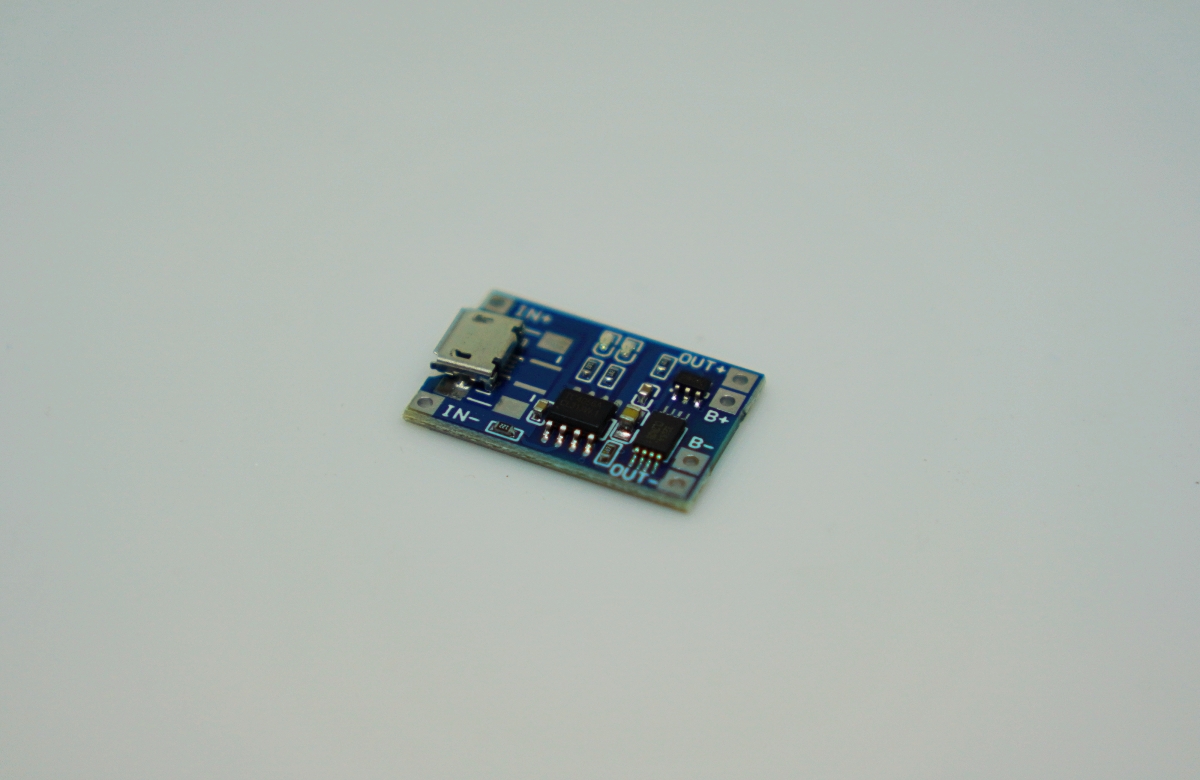 Lithium Battery Charging module 1A (TP4056) MicroUSB with protection circuit