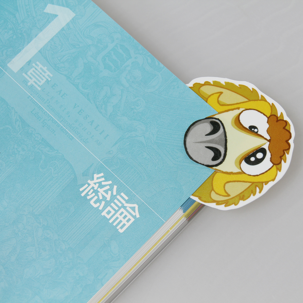 ที่คั่นหนังสือ Bookmark แบบเสียบมุม ลาย Animals
