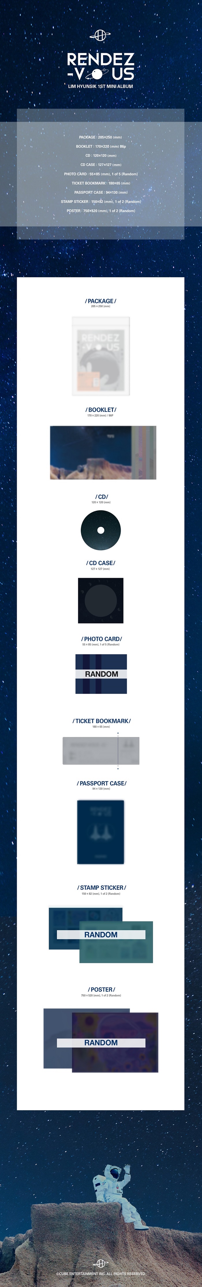 [PRE-ORDER] LIM HYUN SIK - 1st Mini Album "RENDEZ-VOUS"