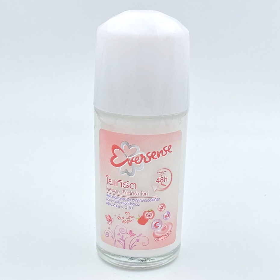 Eversense เอเวอร์เซนส์ โยเกิร์ต โรลออน เอ็กตร้า ไวท์ วิตามิน A C B3 สูตรโยเกิร์ต 45 มล.