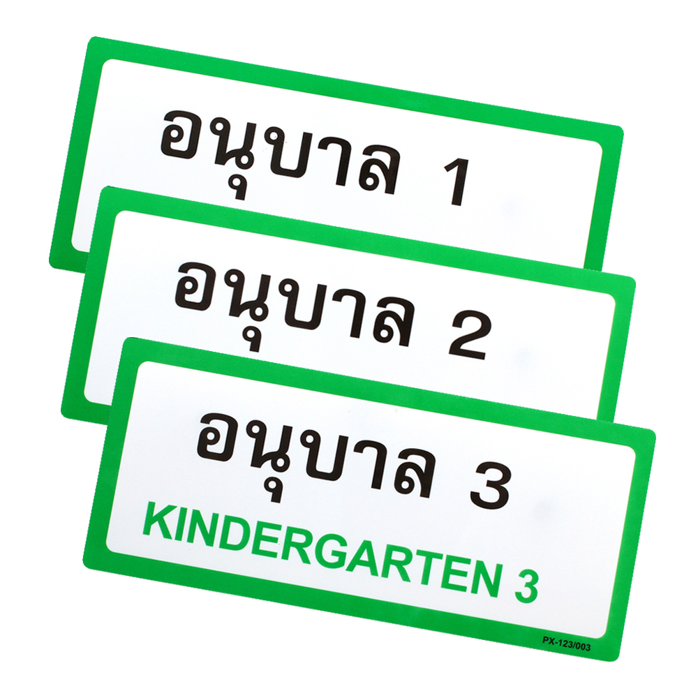 Classroom Text Signs