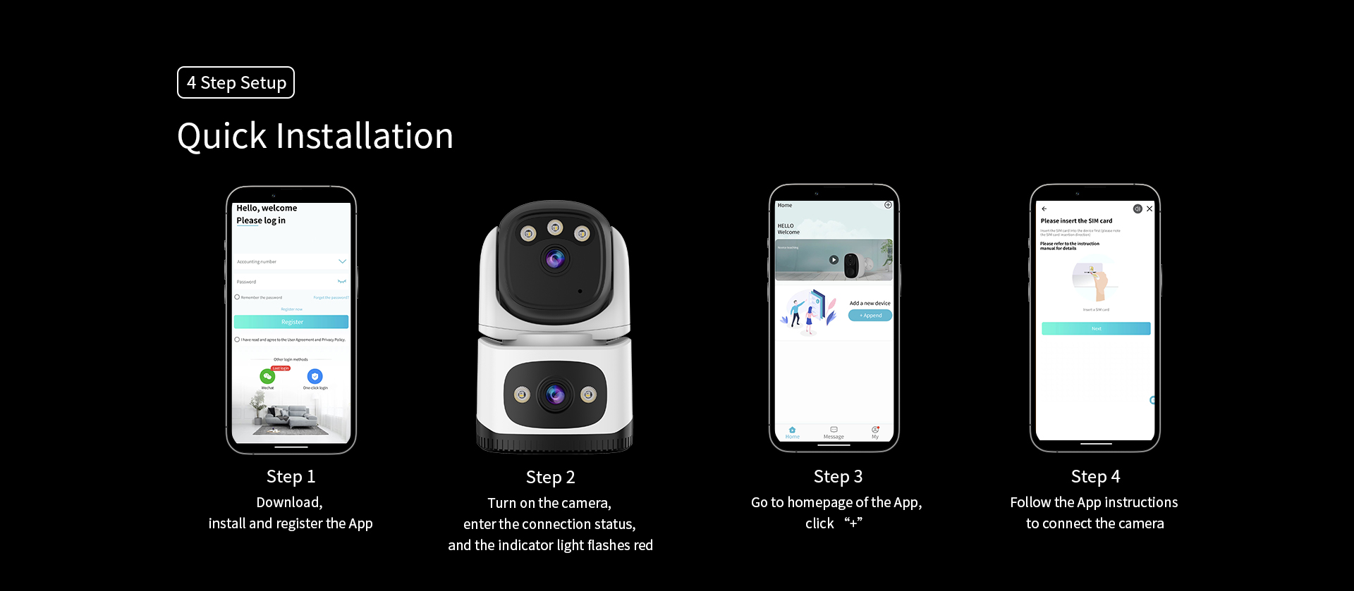 Vstarcam CS995DR กล้องวงจรปิดระบบ IP WIFI 2 MP Color Night Vision กล้องเลนส์คู่ มีไมค์และลำโพงในตัว BY BILLIONAIRE SECURETECH CS995DR