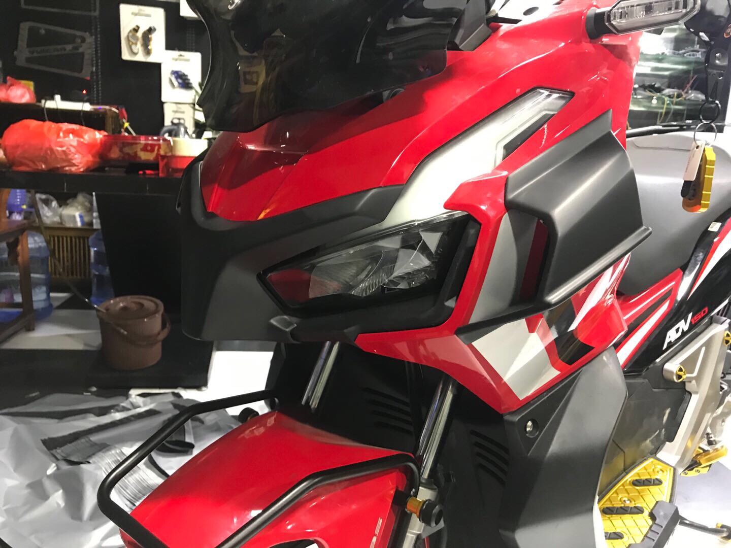 แลมแอร์ ดักลมข้างแต่งงานABS HONDA ADV 150 SEMSPEED