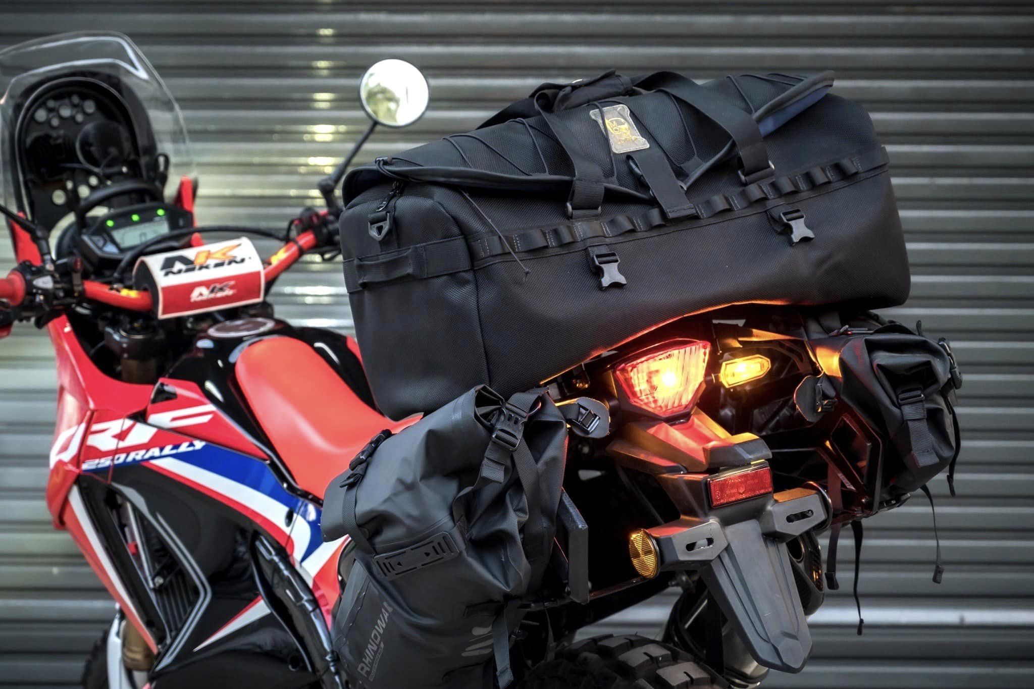 แร็คข้าง(ต้องมีแร็คท้ายก่อน) 3500฿ motozaaa CRF300L / CRF300Rally