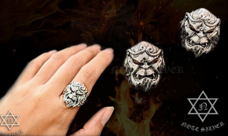 แหวนเงินแท้ ราชาวานร The Monkey King Sterling Silver 925 NSRG1802