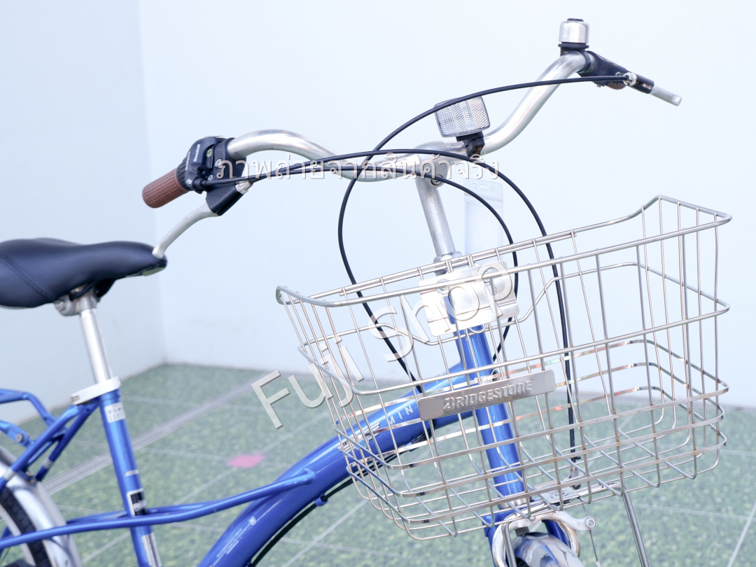 จักรยานญี่ปุ่น - ล้อ 20 นิ้ว - มีเกียร์ - Mini Cooper - สีฟ้า [จักรยานมือสอง]